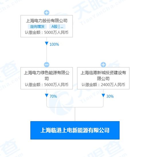 上海电力投资成立新能源公司，注册资本8000万专注新兴能源技术研发